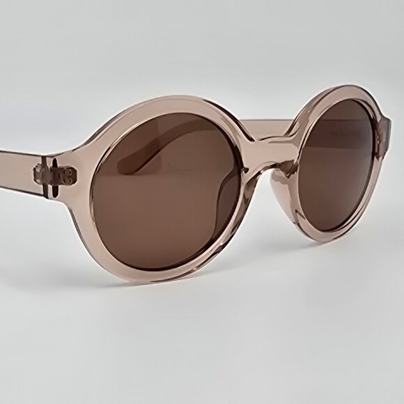 Meller Eco Bashira Salt Kakao Brown Frame Polarized Brown Lens Round Sunglasses main image 6